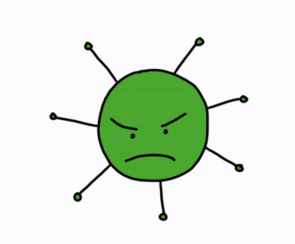Virus Angry Sad Happy GIF