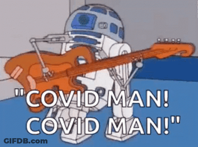 Virus Covid Man Star Wars R2 D2 GIF