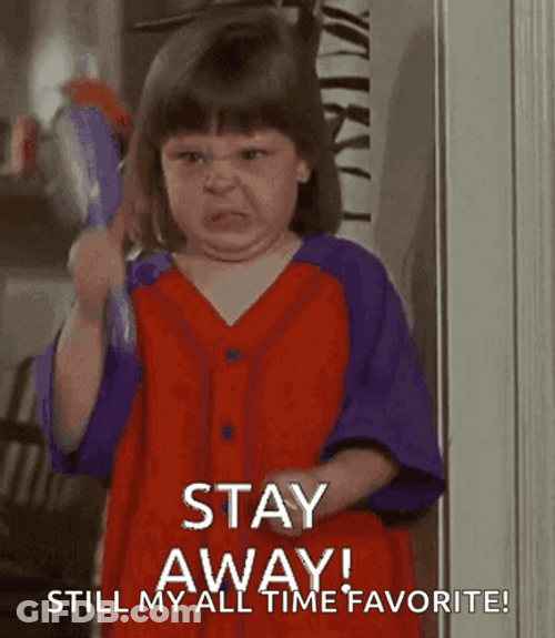 Virus Stay Away Kid GIF