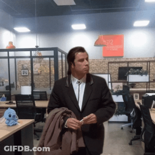 Vision Art Studio Confused Actor John Travolta GIF
