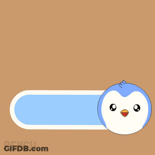 Visit Us Sign With Penguin GIF