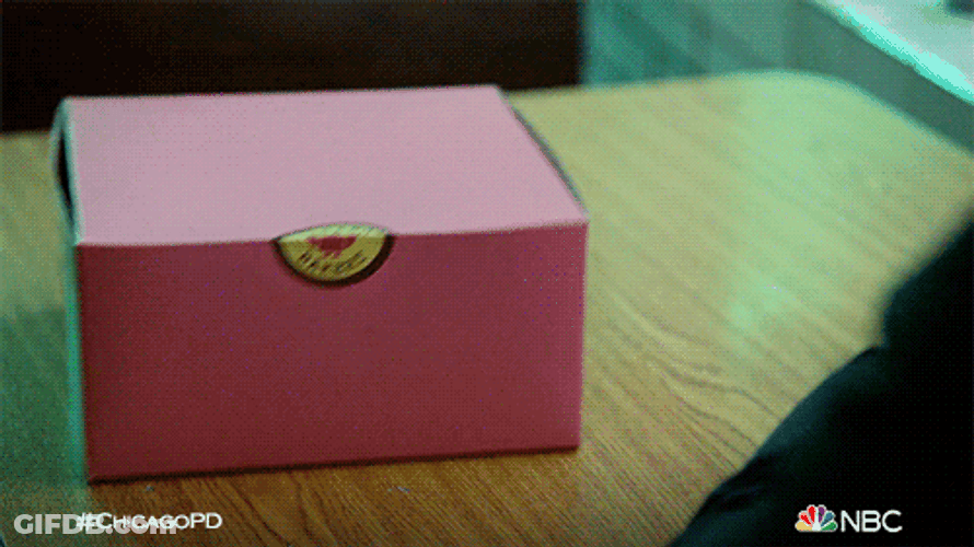 Visiting Season Pink Box Gift GIF