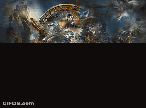 Visually Stunning Woman Painting GIF