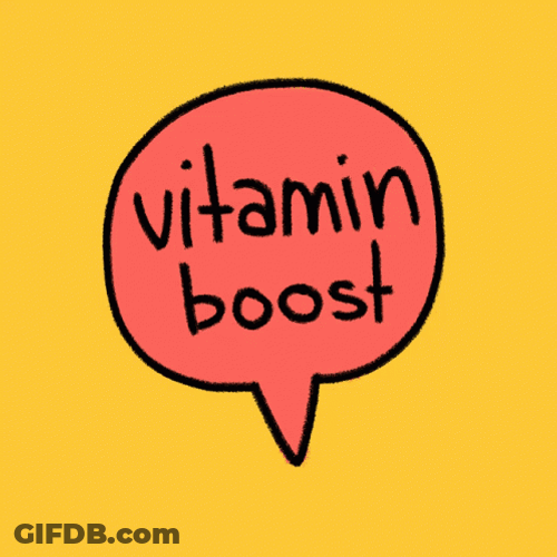 Vitamin Boost Bubble Head GIF