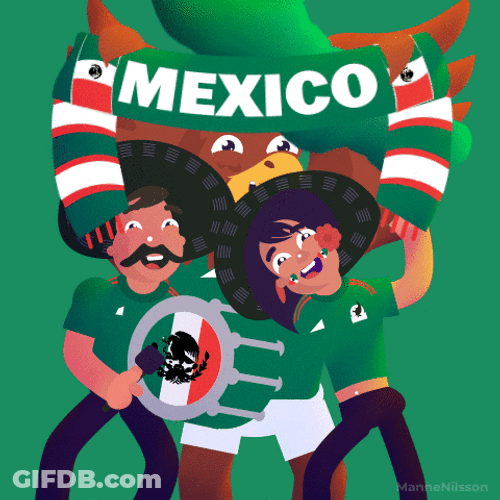 Viva Mexico Animation GIF