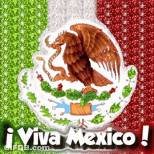 Viva Mexico War Logo Animation GIF