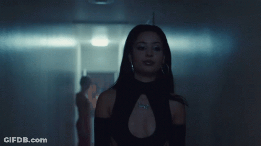 Vivacious Maddy Perez Walking Fast GIF