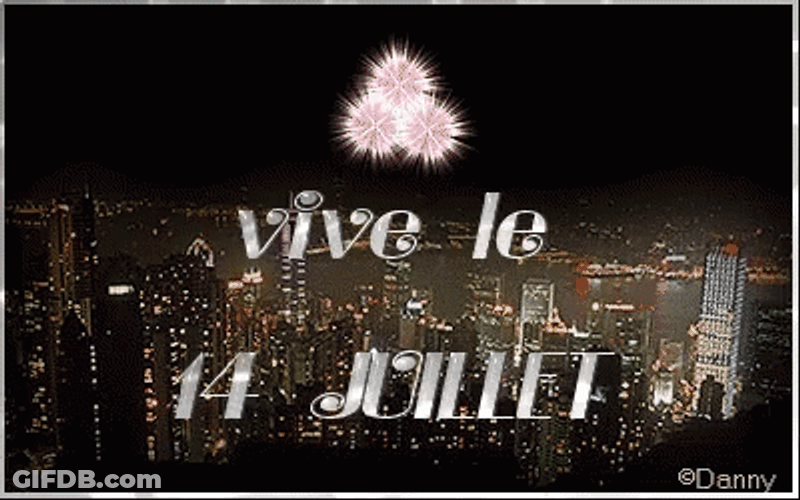 Vive Le 14 Juillet Bastille Day GIF