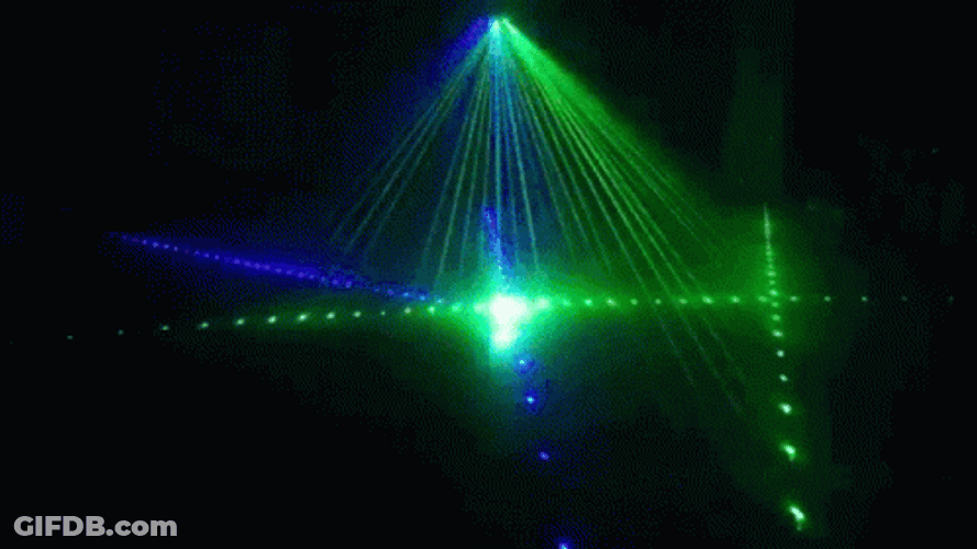 Vivid Laser Light Exhibition GIF