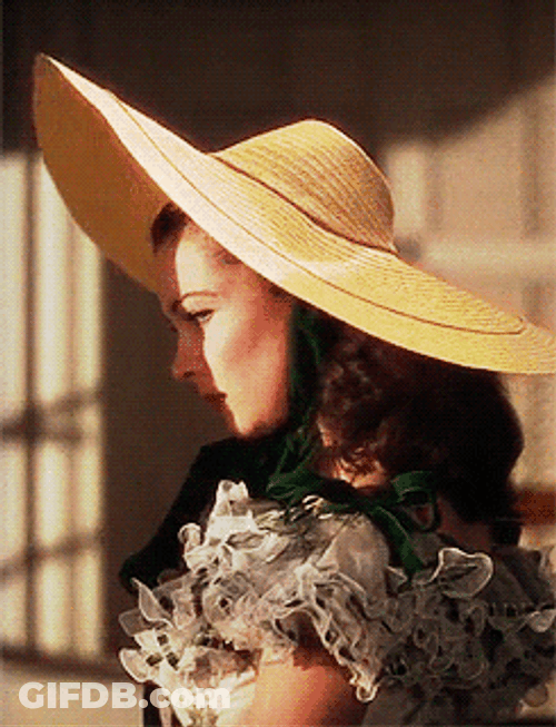 Vivien Leigh Side Eye Meme GIF