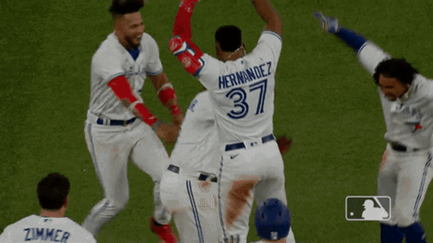 Vladimir Guerrero Jr. Happy Pushing GIF