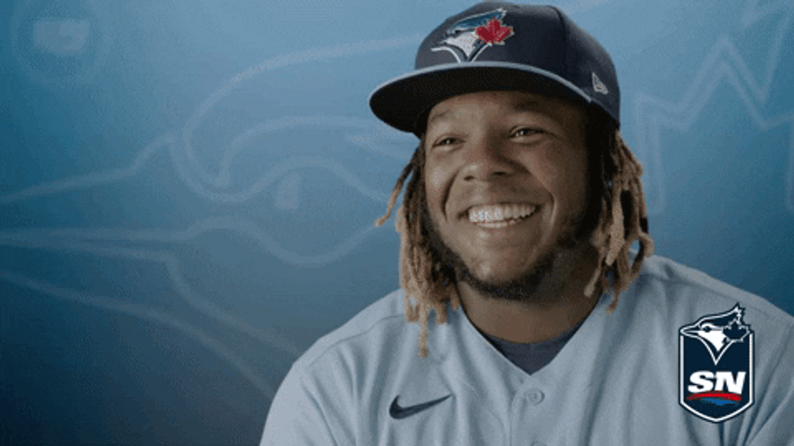 Vladimir Guerrero Jr. Laughing GIF