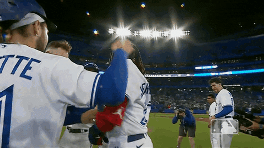 Vladimir Guerrero Jr. Teammates GIF