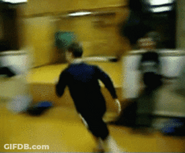 Vlogger Prank Bang Head Against Wall GIF