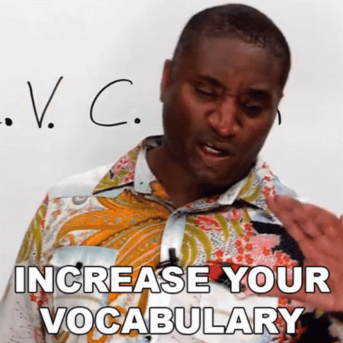 Vocabulary Expansion English Teacher GIF
