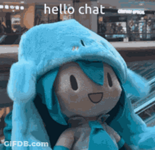 Vocaloid Hatsune Miku Plush GIF