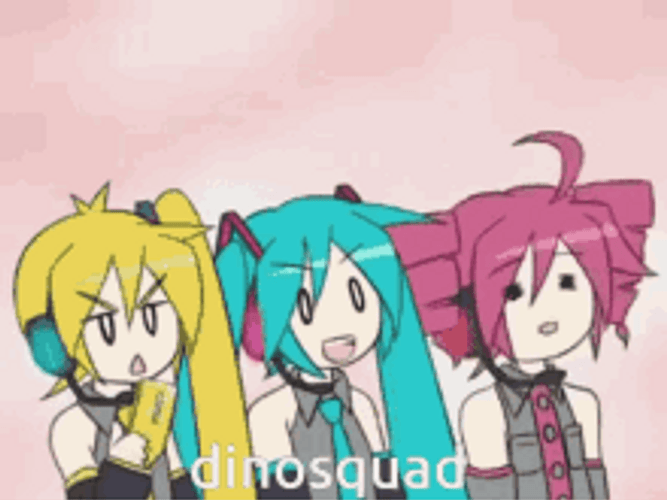Vocaloid  Hatsune Miku Triple Baka GIF