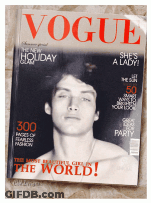 Vogue Magazine William White GIF