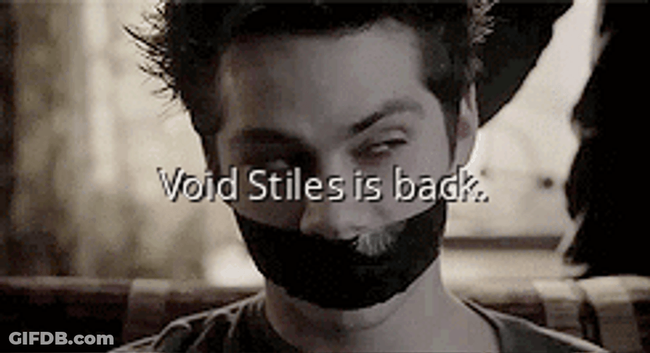 Void Stiles Dark Stare Dylan O'Brien GIF