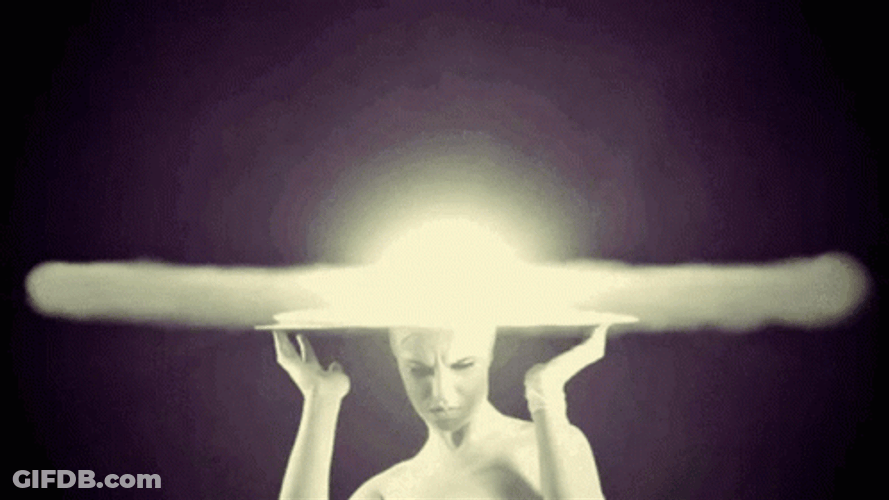 Volcano Art Of Brain Exploding GIF