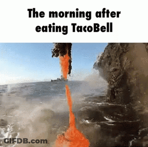 Volcano Diarrhea Meme GIF