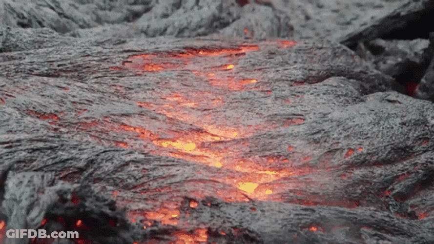 Volcano Eruption Hawaiʻi Volcanoes National Park GIF