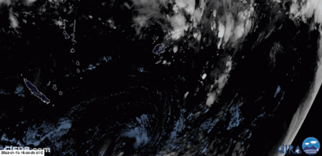 Volcano Eruption Hunga Tonga GIF