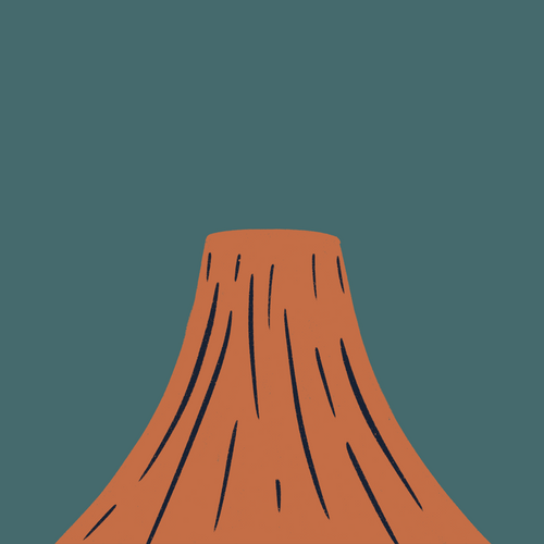 Volcano Lava Animation GIF