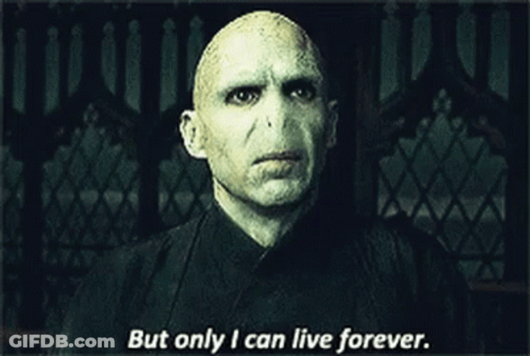 Voldemort Can Live Forever GIF