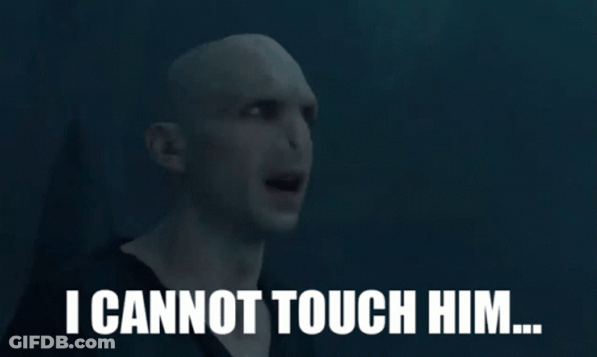 Voldemort Cannot Touch Him GIF
