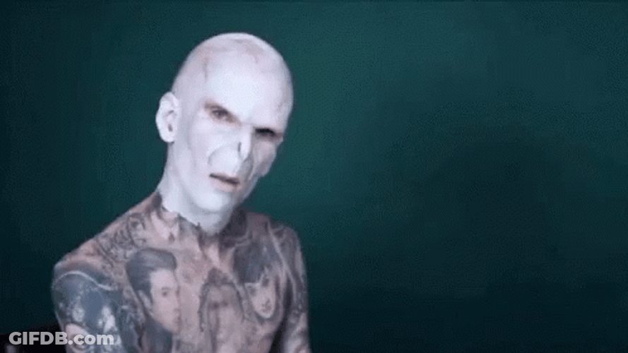 Voldemort Head Bang GIF
