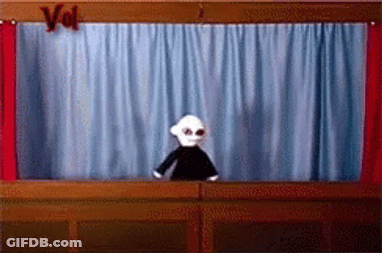 Voldemort Puppet Perform GIF