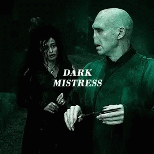 Voldemort's Dark Mistress Bellatrix Lestrange GIF
