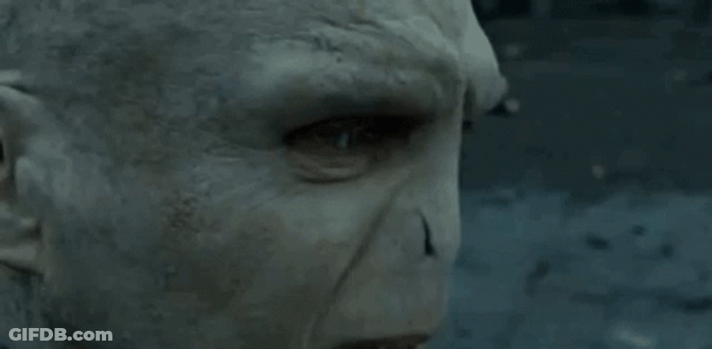 Voldemort Shocked About What Happen GIF