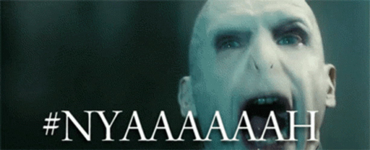 Voldemort Shouting Loudly GIF