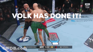 Volkanovski Vs Topuria Boxing Match Saying Volk Has Done It GIF