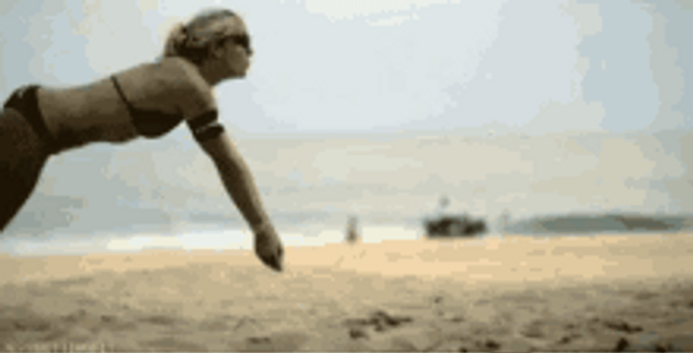 Volleyball Beach Game GIF