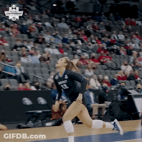 Volleyball Game In Full Send GIF