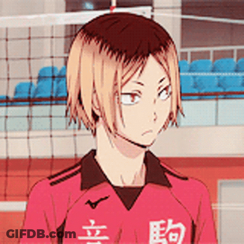 Volleyball Player In Red Jersey With Chinese Writing GIF