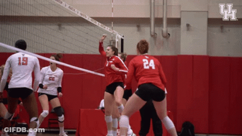 Volleyball Player Number 24 Jumping GIF