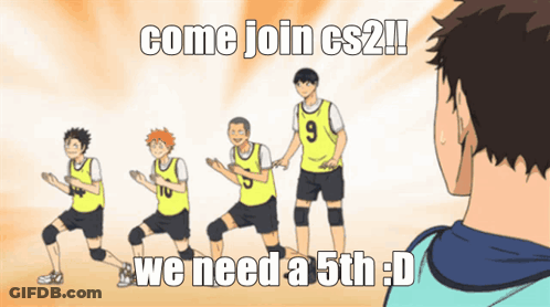 Volleyball Players Standing In Line Come Join CS2 We Need A 5Th D GIF