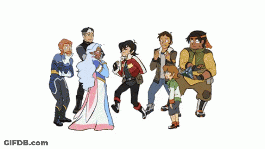 Voltron Dance Party GIF