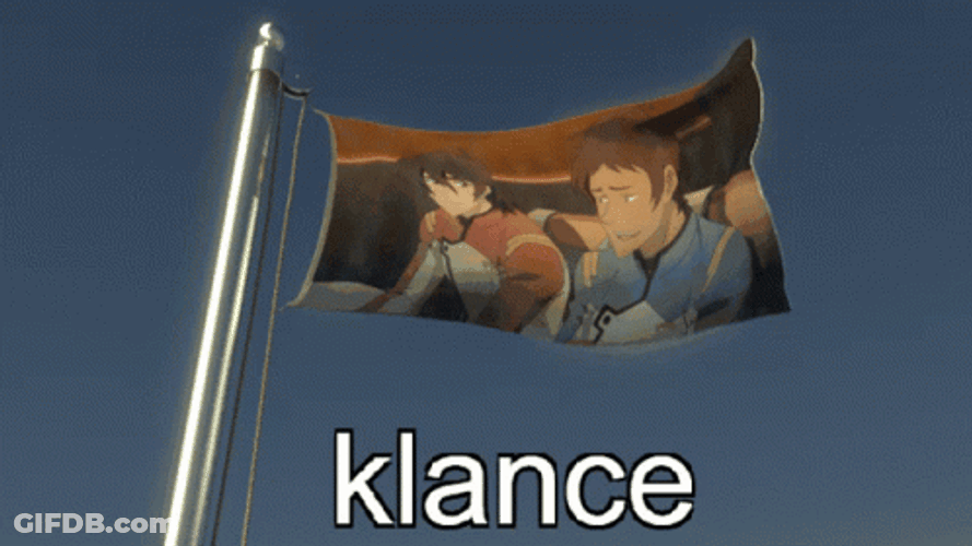 Voltron Klance Flag Anime GIF