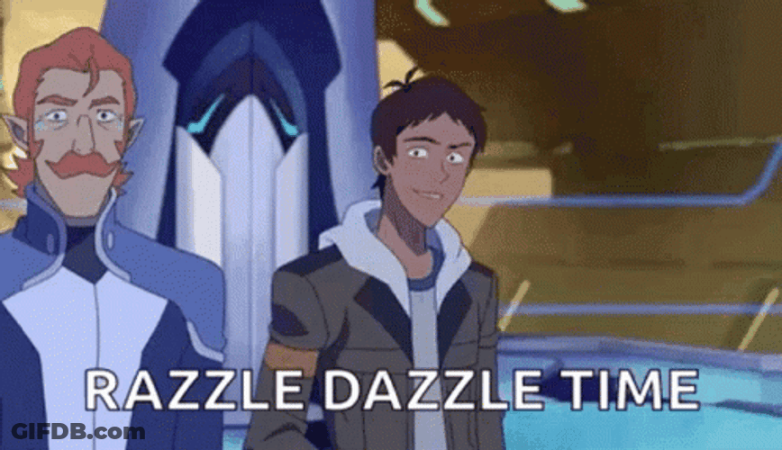 Voltron Lance Razzle Dazzle Time GIF