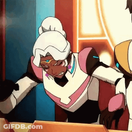 Voltron Princess Allura Angry Anime GIF