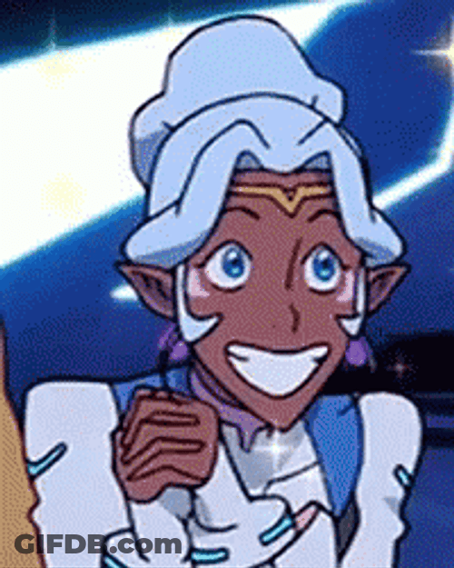 Voltron Princess Allura Sparkling Anime GIF