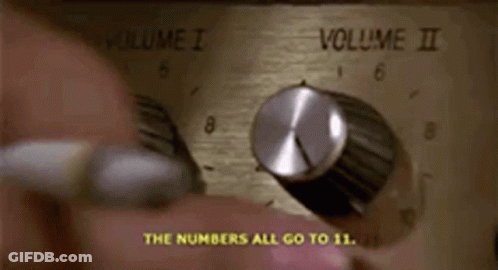 Volume I And Volume Ii Knobs Are Being Adjusted By Someone GIF