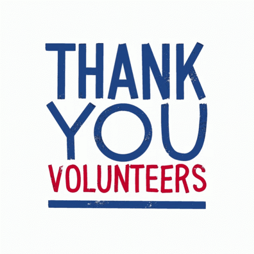 Volunteer Text White Board GIF