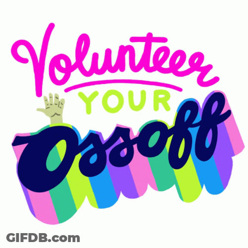 Volunteer Your Ossoff GIF