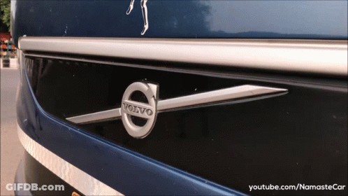 Volvo Logo Close Up GIF